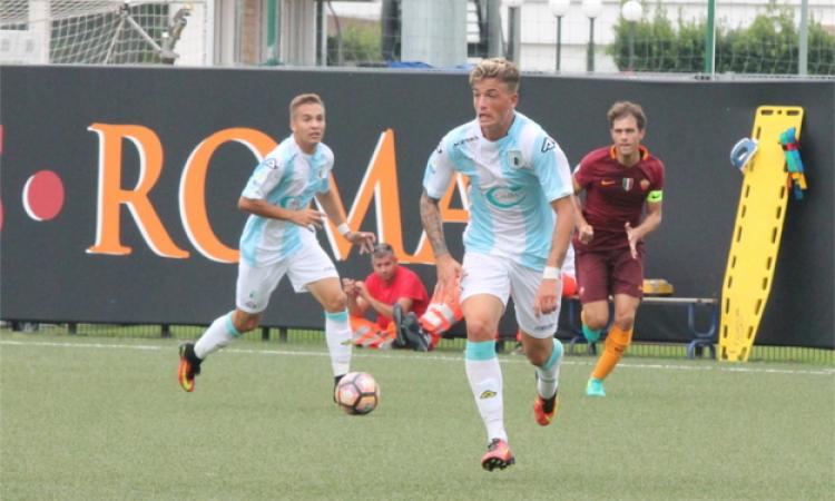 Mauro Semprini, autore del pareggio nella finale d&amp;apos;andata contro la Roma (foto De Cesaris)
