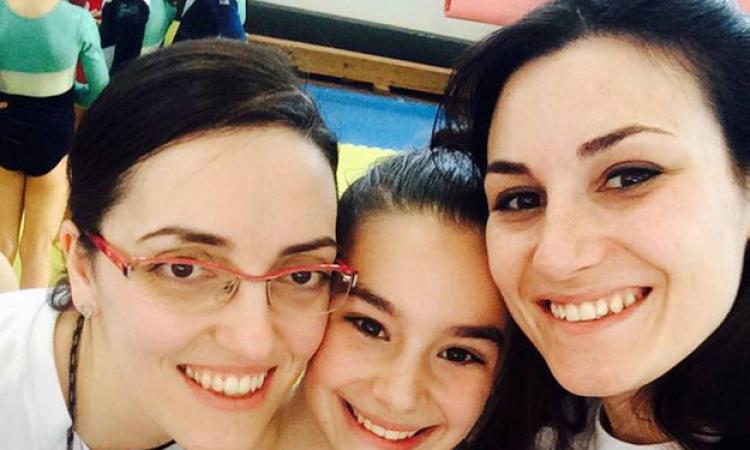 Giulia Lanzi tra la Ciappetta e la Coni
