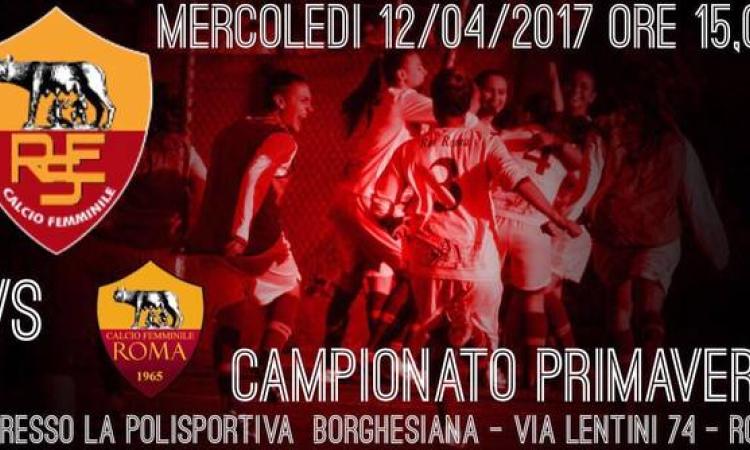 Res Roma, Primavera: al Brasili ci si gioca il titolo regionale