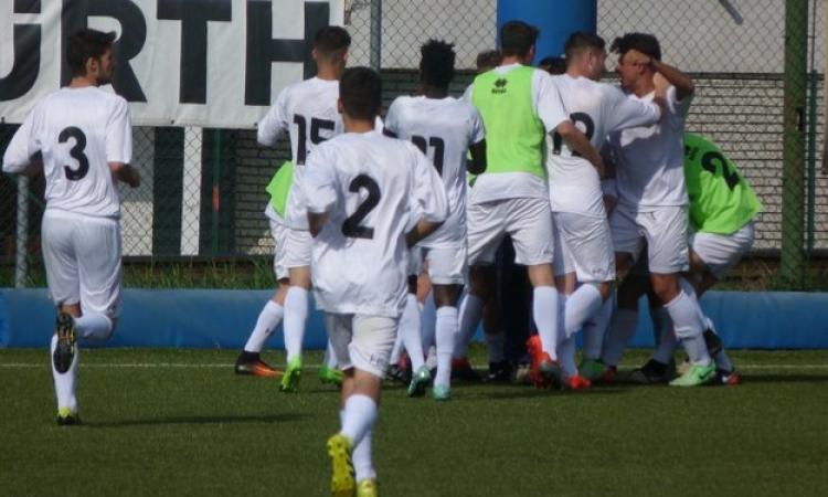 L&amp;apos;esultanza dopo il gol di Chiti Foto GazReg