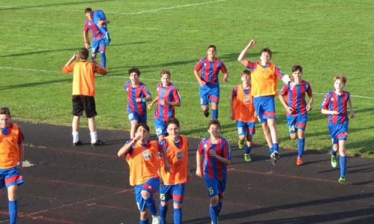Un&amp;apos;esultanza blaugrana alla Fiuggi Cup ©Valter Gallo