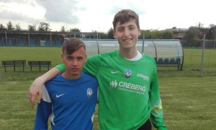 I due ragazzi con la maglia dell&amp;apos;Atalanta ©Facebook