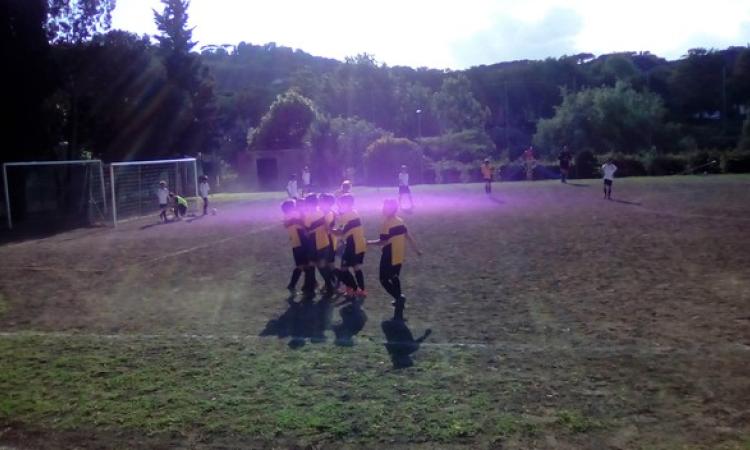 Torneo Galeazzi, l&amp;apos;esultanza della Totti