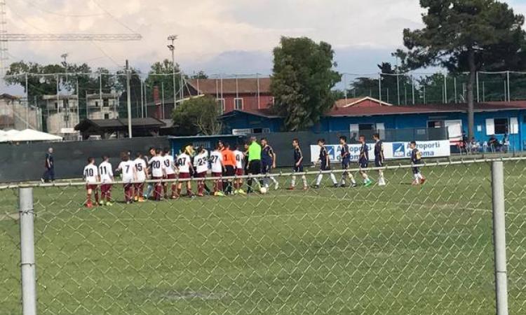 Il calcio d&amp;apos;inizio tra Urbetevere e Totti (classe 2004)