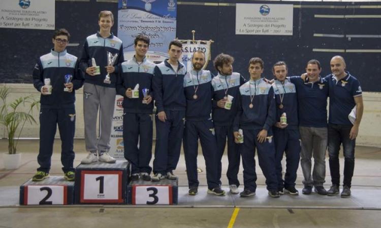 Podio Lazio Scherma dal 1° all&amp;apos;8° posto nella sciabola maschile 
