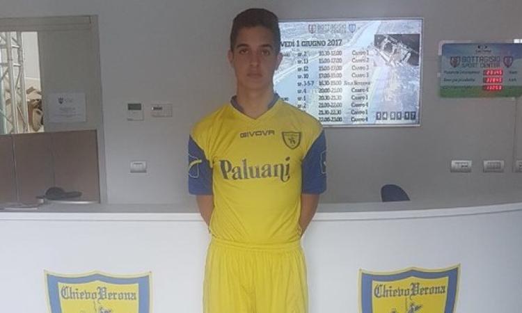 Matteo Baroni in prova al Chievo Verona