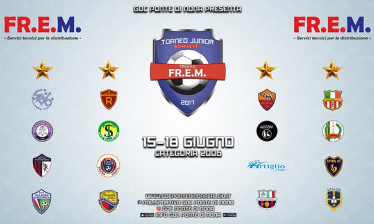 Junior Roma Est Trofeo FR.E.M.: si parte il 15 giugno