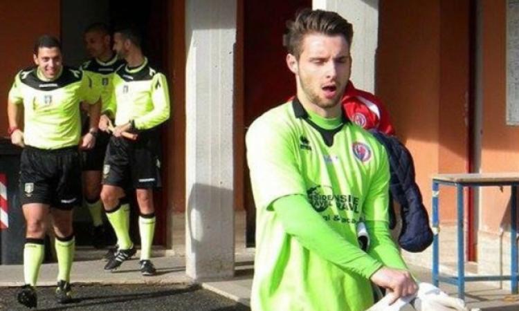 Baldoni con la maglia del Real Monterotondo Scalo