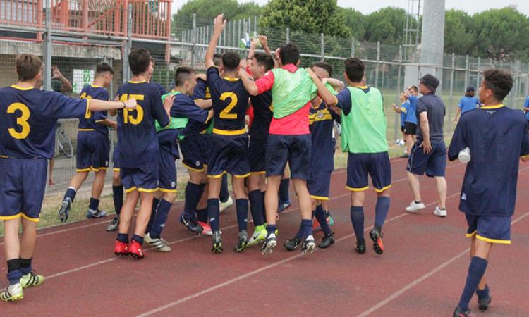 La festa dell&amp;apos;Urbetevere a fine partita ©Gazzetta Regionale