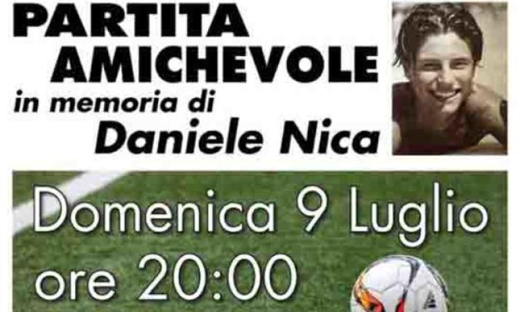 Domenica 9 luglio a Ladispoli amichevole per Daniele Nica