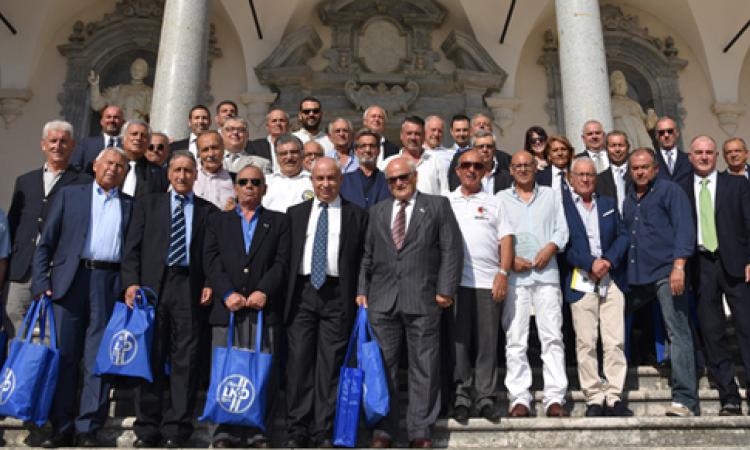 Foto di gruppo all&amp;apos;Abbazia di Montecassino