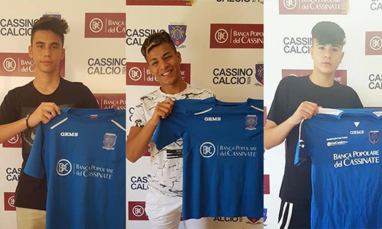 Cassino, i tre nuovi 2002 azzurri