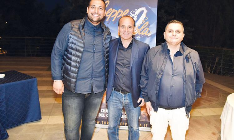 Maragliulo, a sinistra, con i presidenti Romagnoli ed Esposito