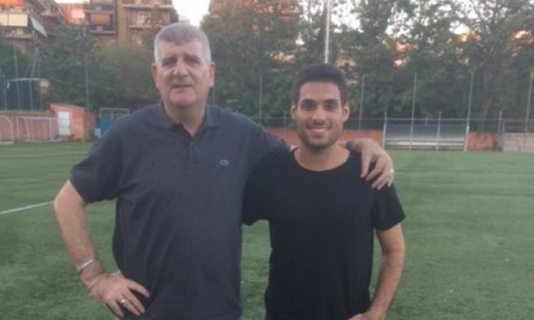 D&amp;apos;Angelo in compagnia di mister Montella