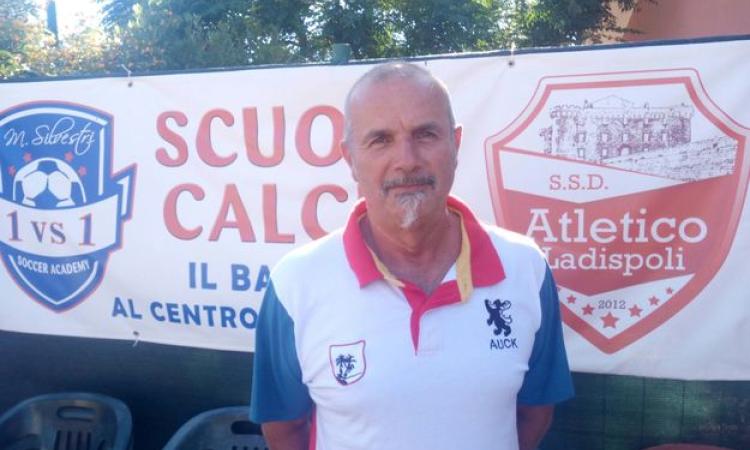 Mauro Scatena, tecnico dell&amp;apos;Atletico Ladispoli (C)GazReg