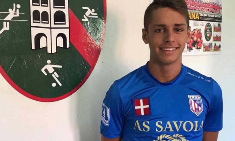 Francesco Cirelli con la nuova maglia