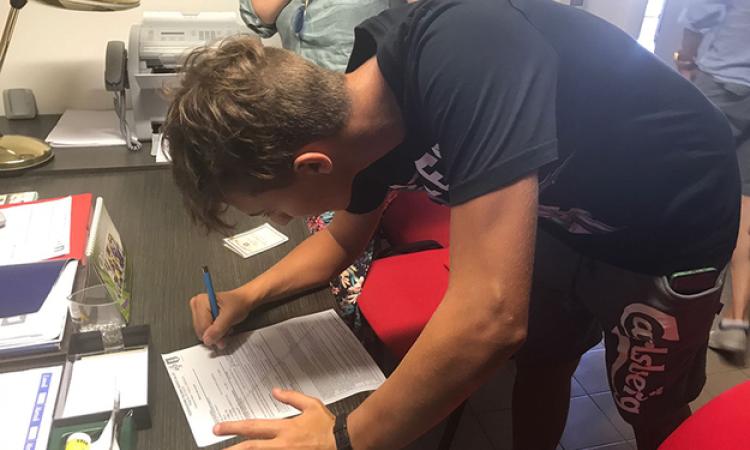 Balletta firma per l&amp;apos;Ostiamare