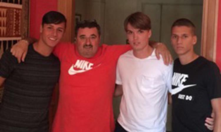 Roberto Matrigiani con i tre nuovi acquisti