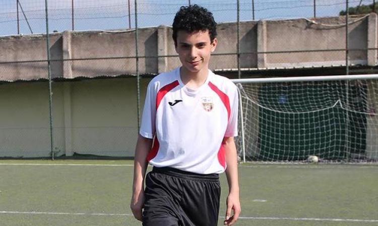 Niccolò Ortu, con la maglia del Real Tuscolano