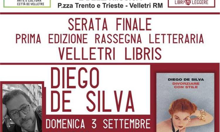 Festa di chiusura per “Velletri Libris”: c'è De Silva