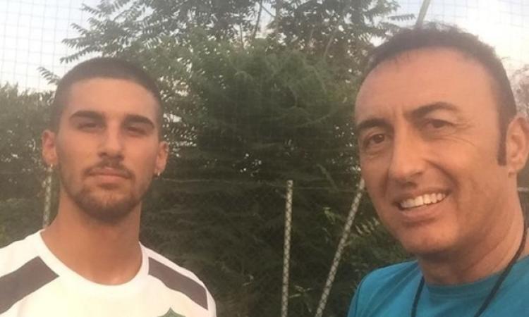 D&amp;apos;Urso con il ds Fraschetti (foto Casal Barriera)