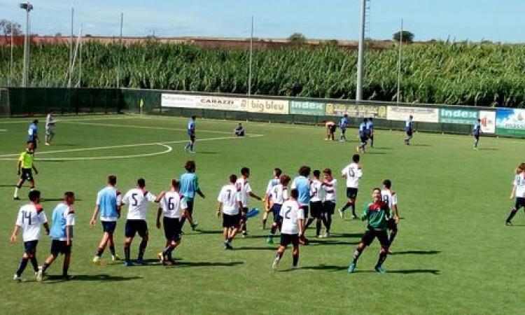 Il Ladispoli esulta per la rete all&amp;apos;ultimo respiro, GazReg