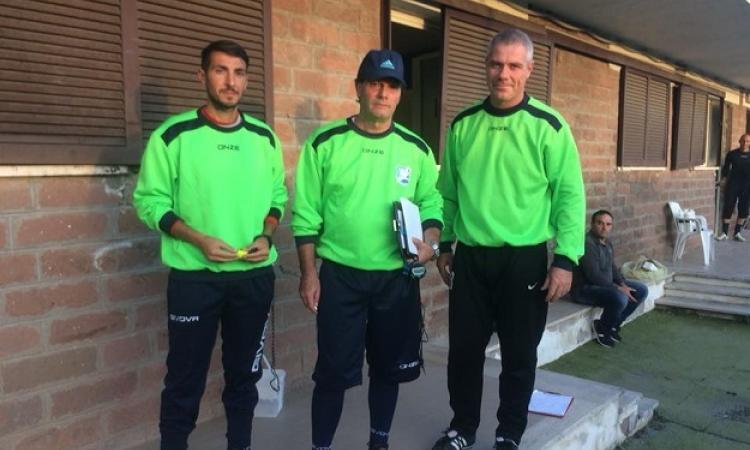 Alvardi (al centro) insieme a Domizzi e Paris