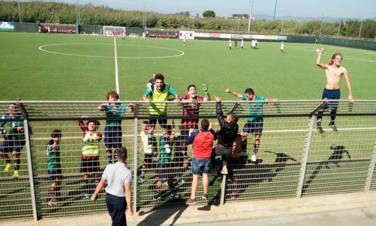 L&amp;apos;esultanza del Ladispoli sul 3-2,    GazReg