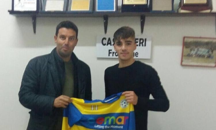Tomasso insieme al ds D&amp;apos;Agostini
