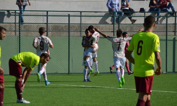 L&amp;apos;esultanza di Marco Neri dopo il gol contro la Lupa Roma