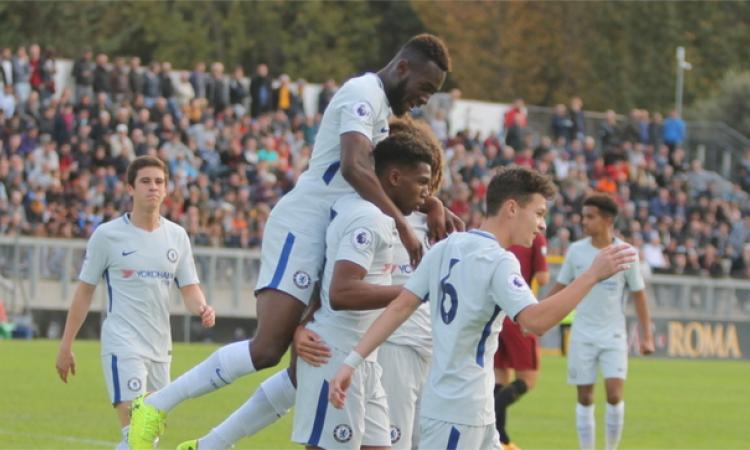 Il Chelsea esulta dopo l&amp;apos;1-0 (©De Cesaris)
