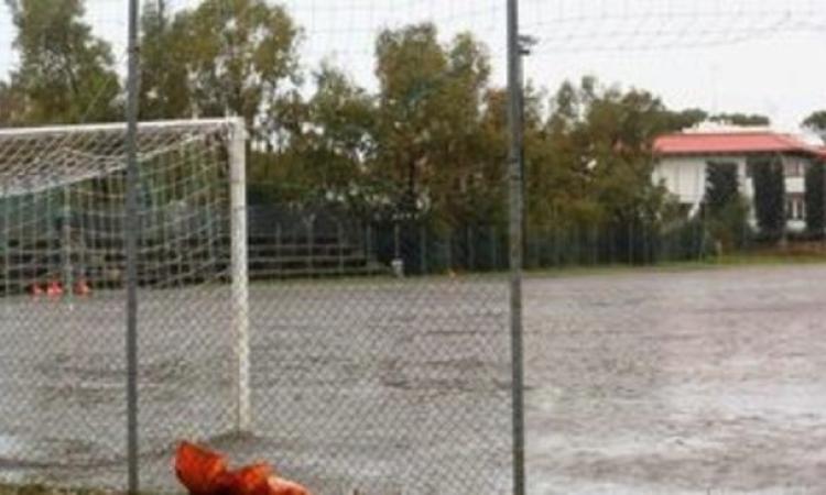 A Guidonia si gioca il primo tempo, poi match sospeso