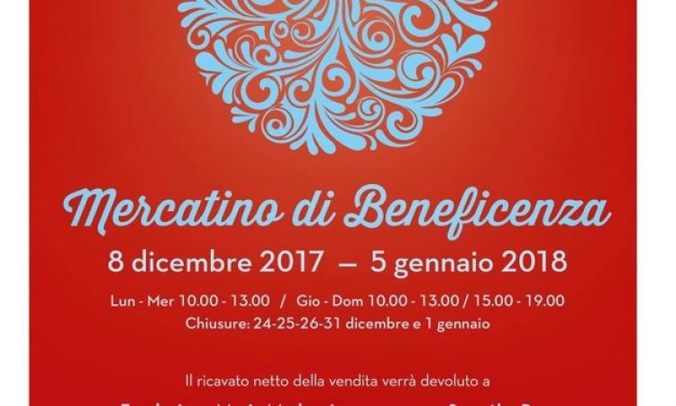 Mercatino di Beneficenza: dall'8 dicembre al 5 gennaio