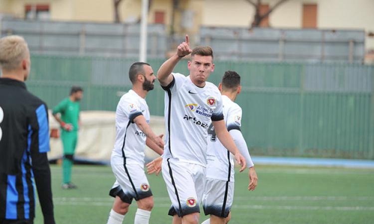 Gian Piero Tozzi, l&amp;apos;autore del gol (©Del Gobbo)