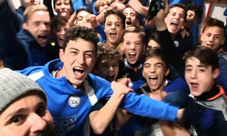 La gioia dopo il Savio (FotoFB/Dabliu)