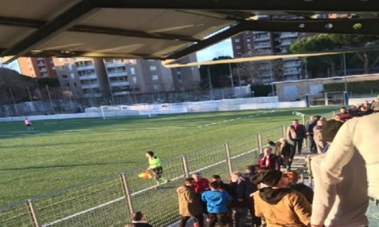 Il pubblico si scalda dopo il pari del Villalba