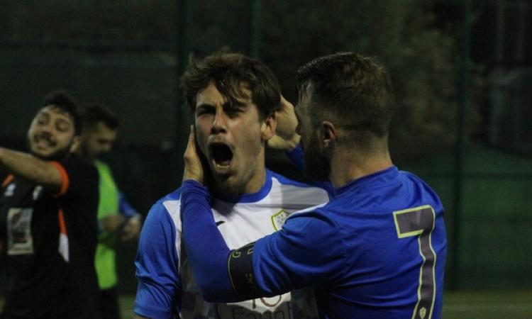 L&amp;apos;esultanza di Matteo Palana dopo un gol (@Deps Media)