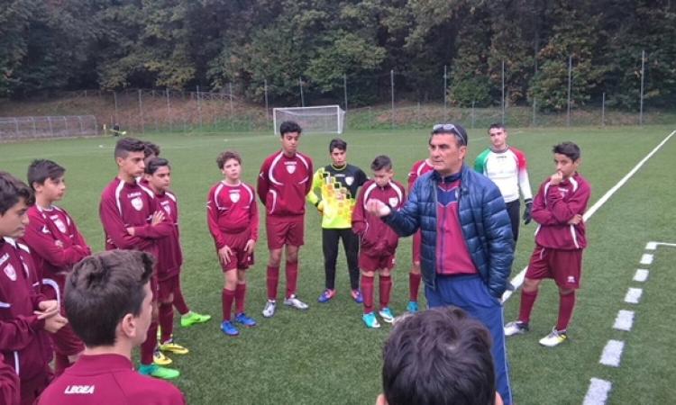 De Cinti con i suoi ragazzi