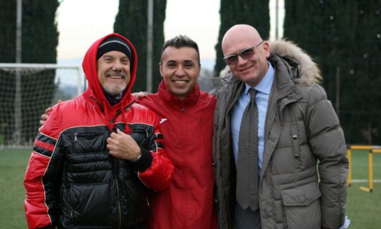 Da sinistra a destra: Capponi, Matuzalem, Conte