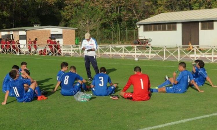 Rocca al lavoro per la ua Italia U15 © figc.it