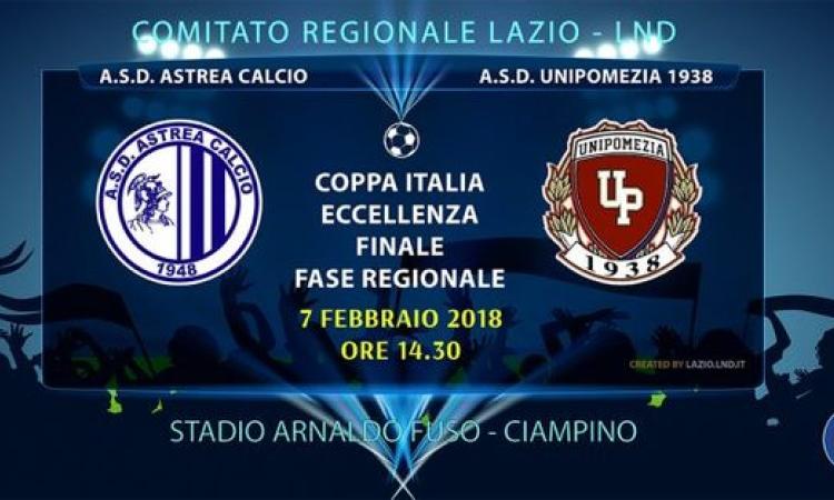 Finale di Coppa Italia: si giocherà al Fuso di Ciampino