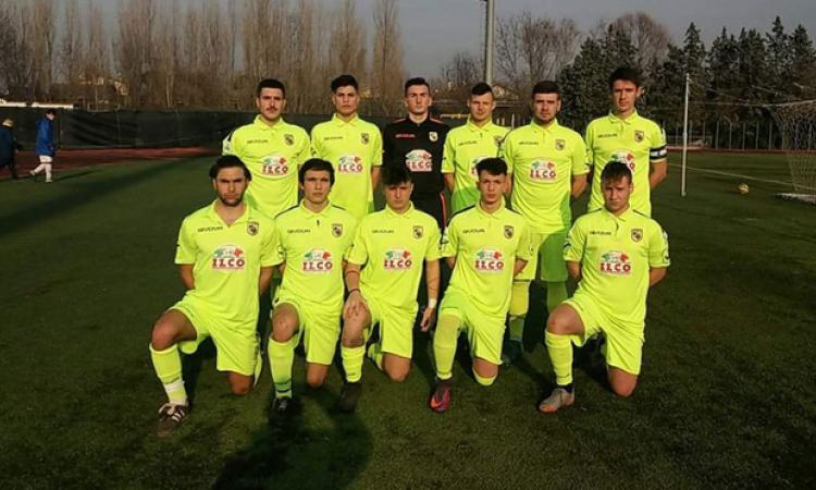 La Viterbese in posa prima del match ©Viterbese