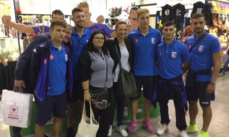 I ragazzi di Audace Savoia con Francesca Filipponi (Assessore alle Politiche sociali del Municipio VI) 