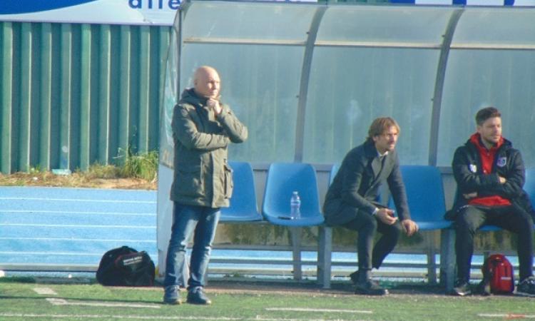 D&amp;apos;Este (a sinistra) con il tecnico della Juniores Bussi (©Manuel Ferrara)