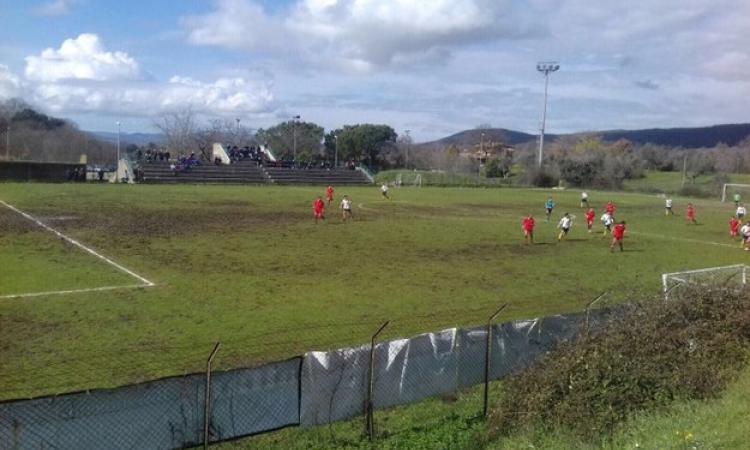 Uno scatto della gara di ieri