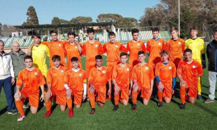 La Rappresentativa Giovanissimi 2003 in campo al Racing Club ©CR Lazio