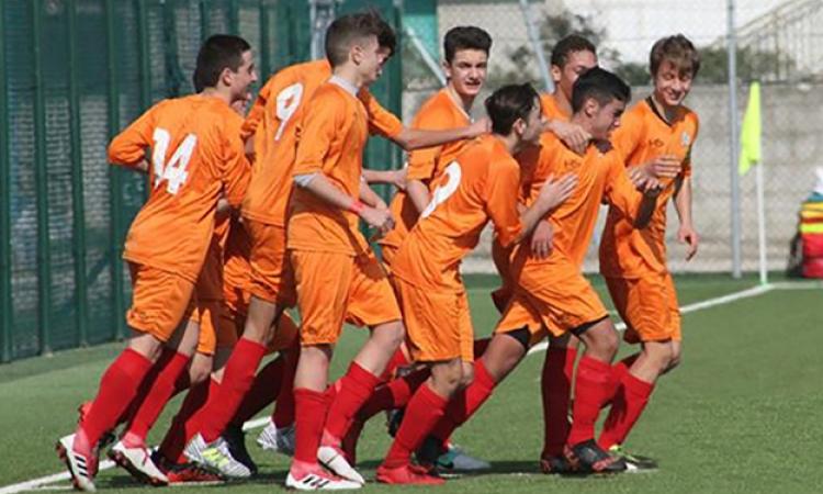 Un&amp;apos;esultanza del Giovanissimi del CR Lazio, qualificati come primi ©CrLazio