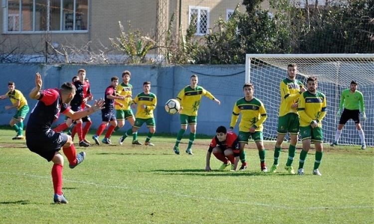 Uno scatto della vittoria contro il Grifone Gialloverde (foto Porcu)