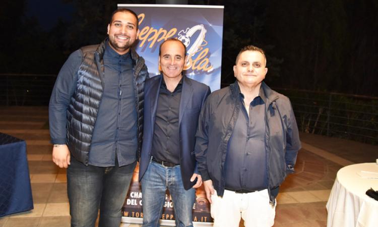 Massimo Romagnoli, a destra, con Esposito e Maragliulo ©Lori