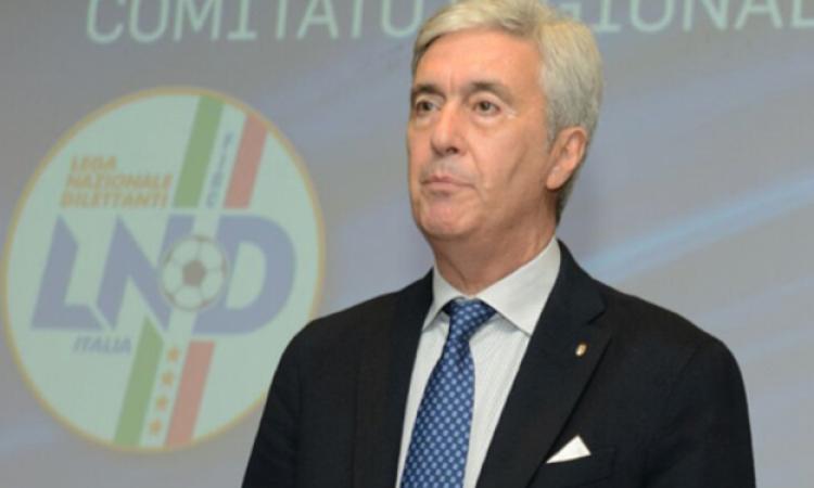 Il Presidente della Lega Nazionale Dilettanti, Cosimo Sibilia